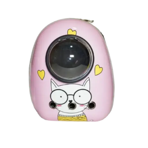 Maleta para Gato Rosa